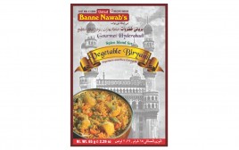 Ustad Banne Nawab's Vegetable Biryani Masala (Vegetable and Rice Cassorle)  Box  65 grams